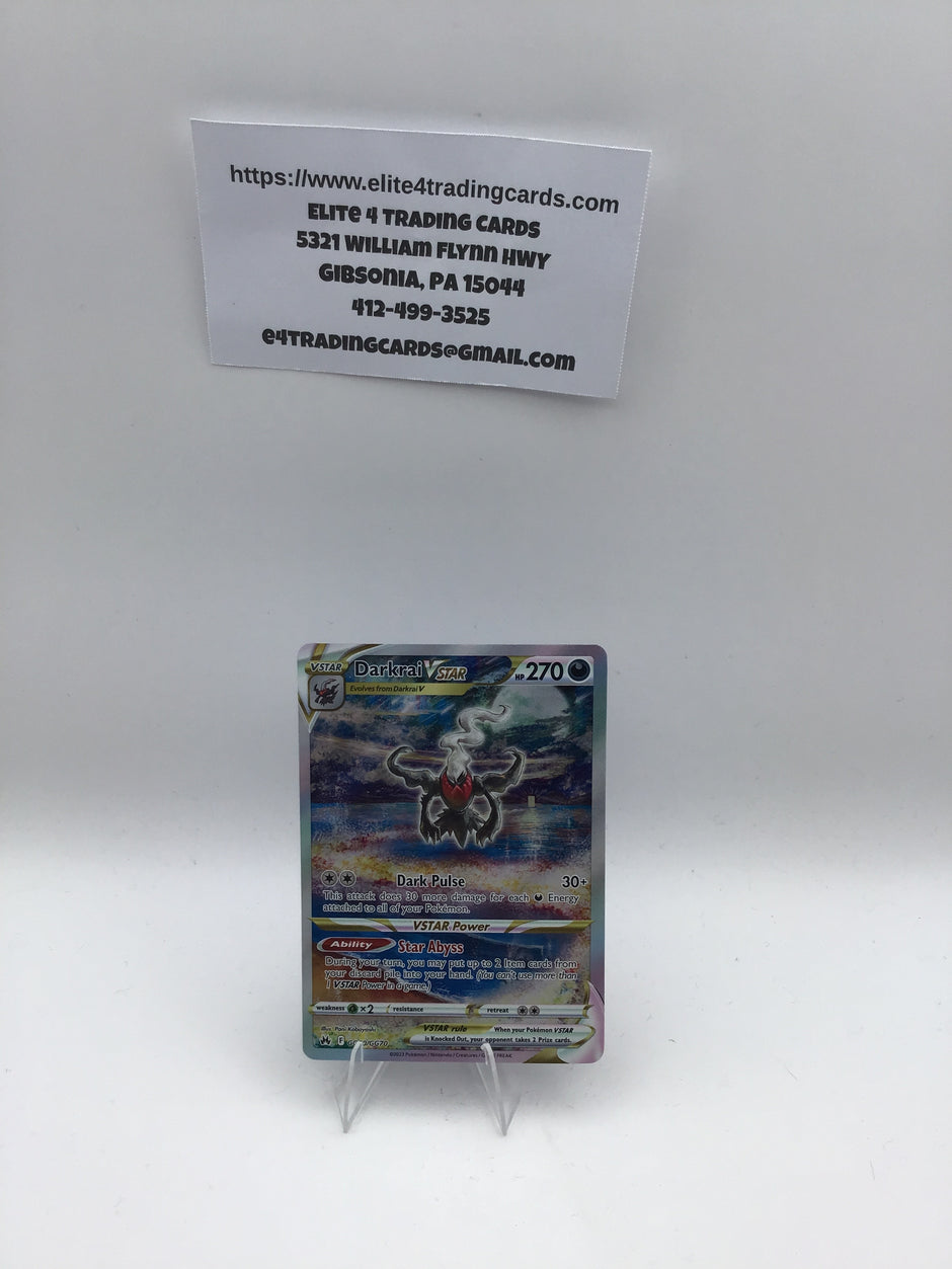 Darkrai VSTAR - SWSH: Crown Zenith: Galarian Gallery (CRZ:GG) - NM