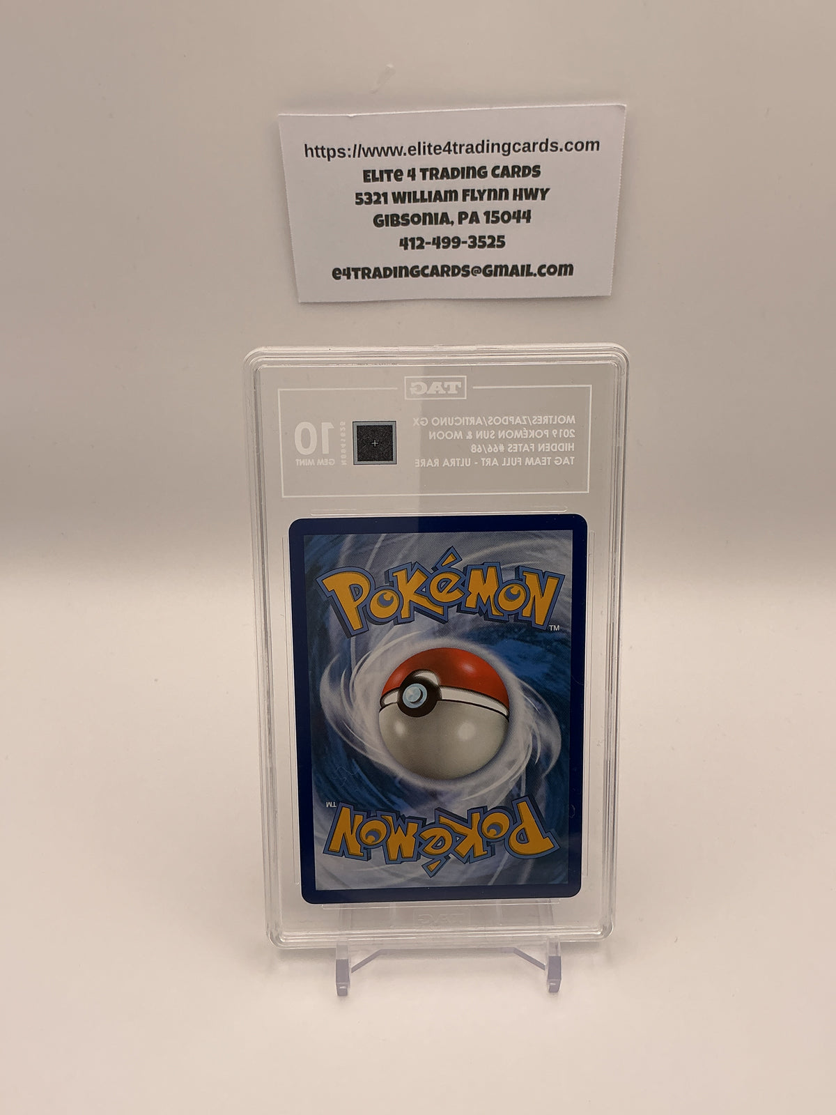 Moltres & Zapdos & Articuno GX #66 Pokemon Hidden Fates (TAG 10)
