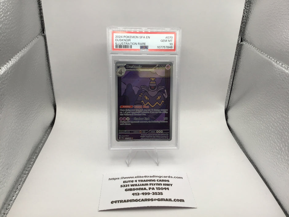 Dusknoir #70 Pokemon Shrouded Fable (PSA 10)