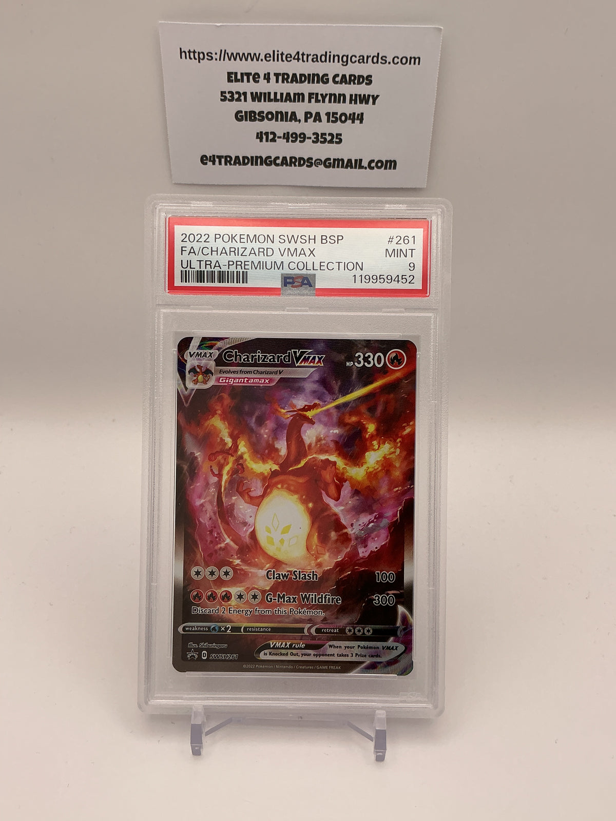 Charizard VMax #SWSH261 Pokemon Promo (PSA 9)