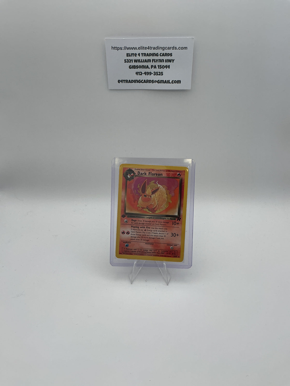 Dark Flareon - Team Rocket (TR) 1st ED - LP