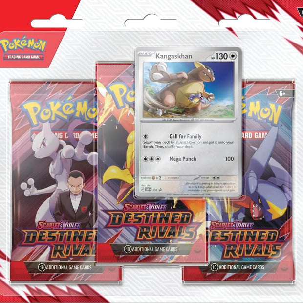 Destined Rivals 3 Pack Blister [Kangaskhan] - SV10: Destined Rivals (DRI)