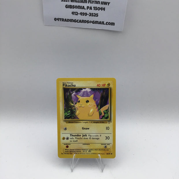 Pikachu - 58/102 (E3 Stamped) - Miscellaneous Cards & Products (MCAP) - NM