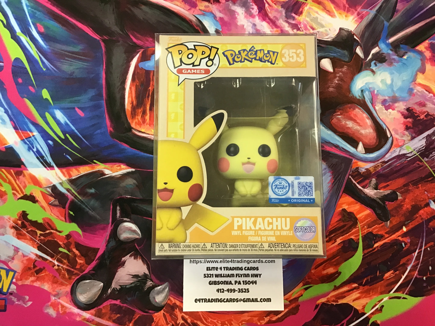 Pikachu #353 [Soft Color] Funko Pop!