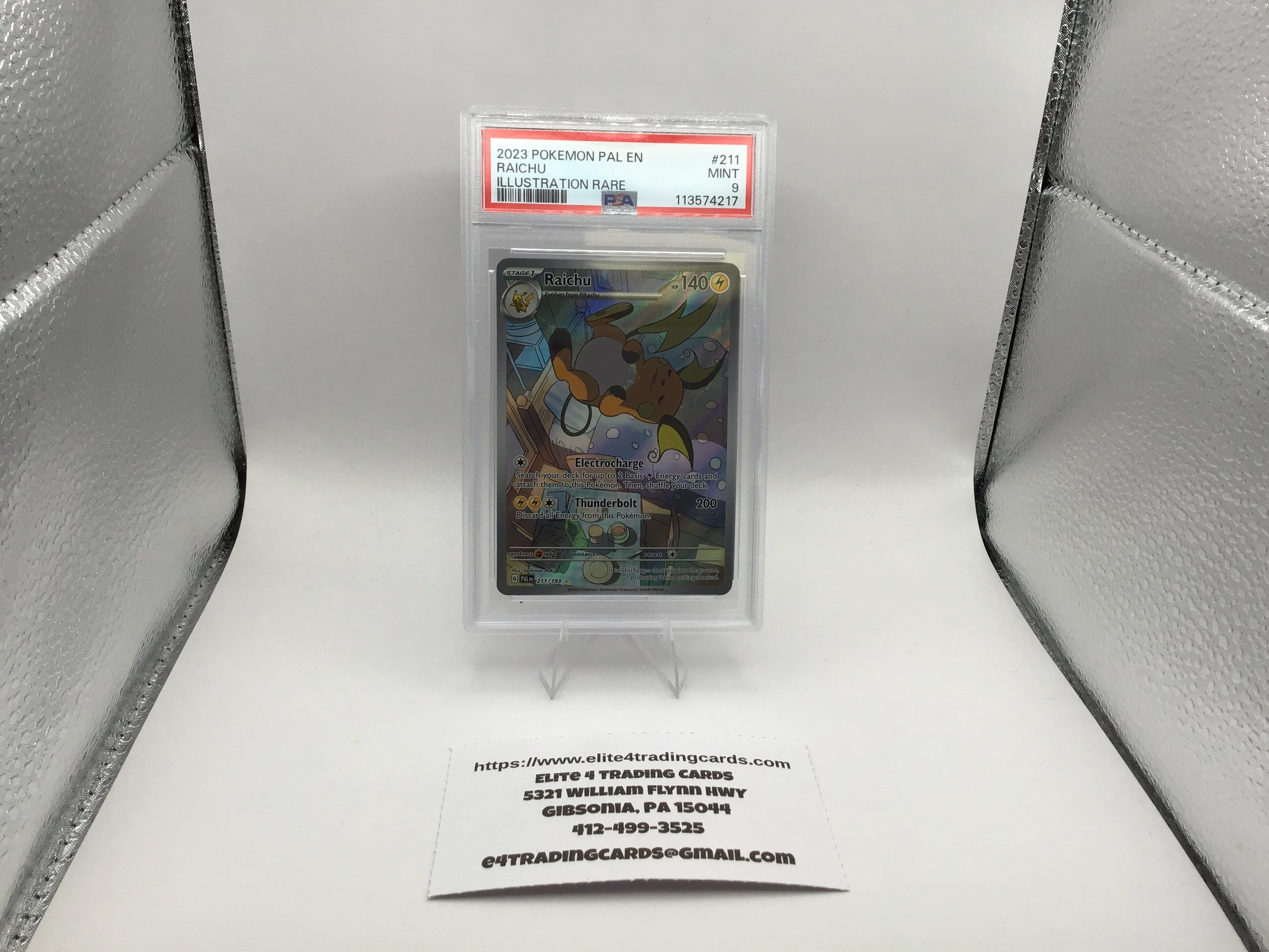 Raichu #211 Pokemon Paldea Evolved (PSA 9)