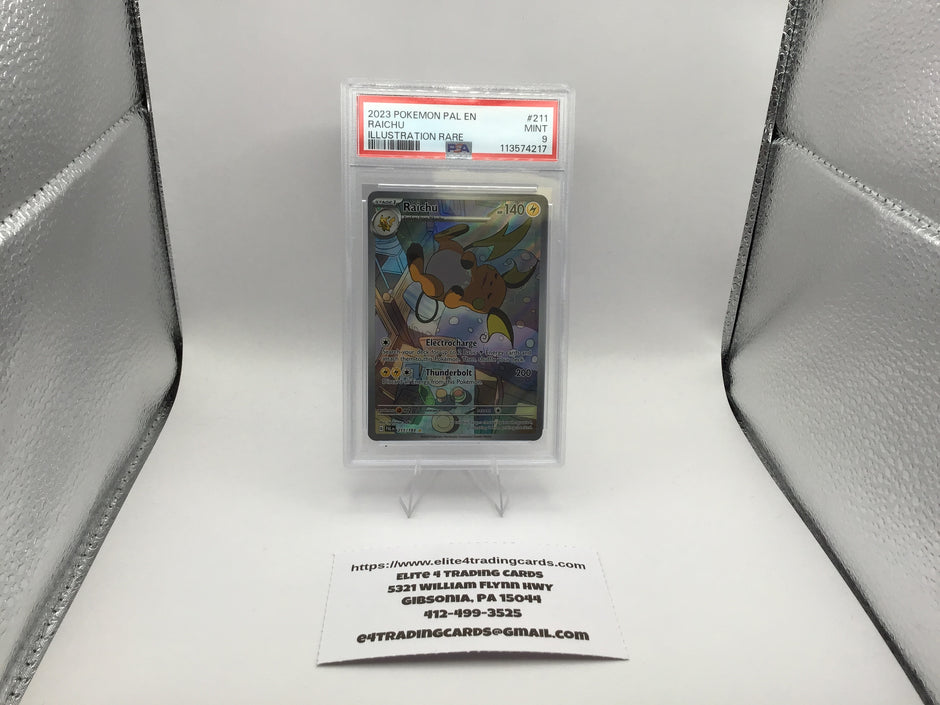 Raichu #211 Pokemon Paldea Evolved (PSA 9)