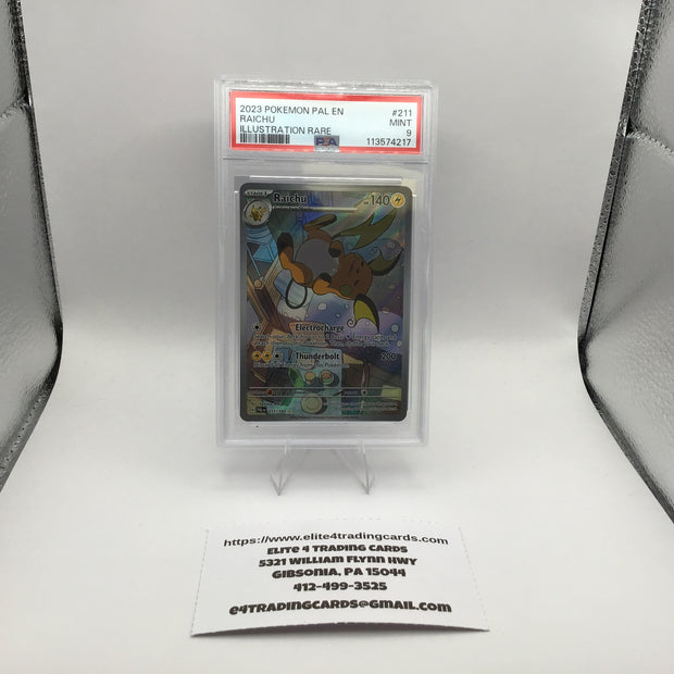 Raichu #211 Pokemon Paldea Evolved (PSA 9)