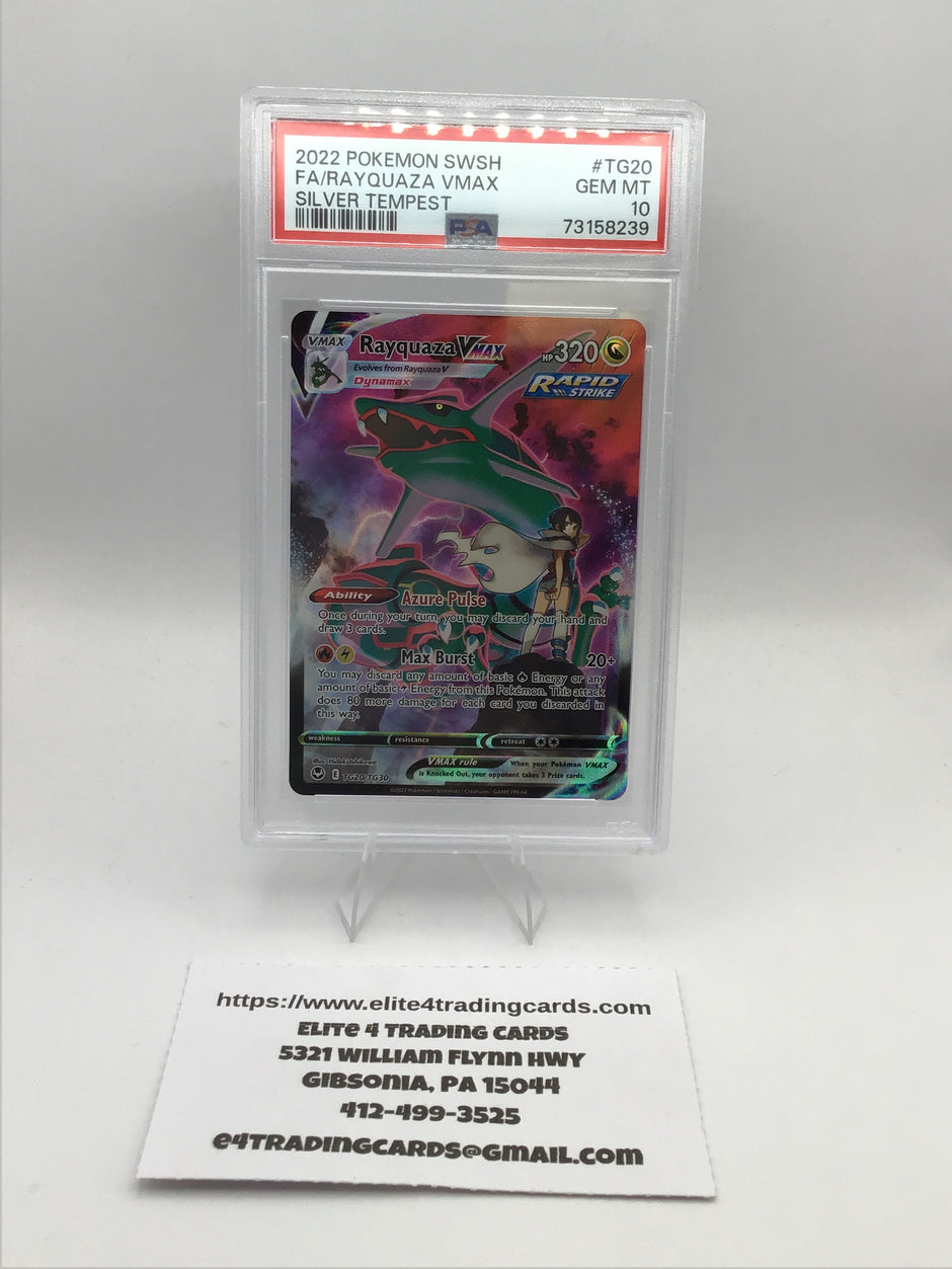 Rayquaza VMAX #TG20 Pokemon Silver Tempest (PSA 10)