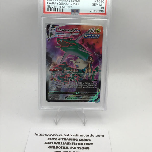 Rayquaza VMAX #TG20 Pokemon Silver Tempest (PSA 10)