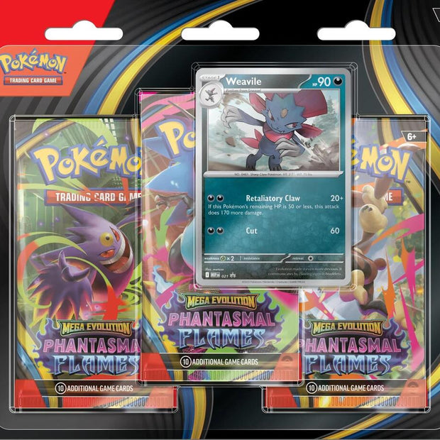 Phantasmal Flames 3 Pack Blister  [Sneasel] - ME02: Phantasmal Flames (PFL)