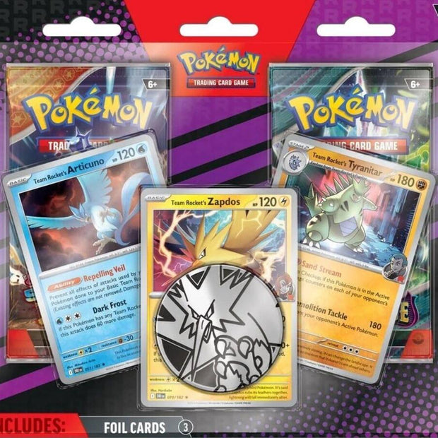 2-Pack Blister Pack [Team Rocket's Articuno, Zapdos & Tyranitar] - Miscellaneous Cards & Products (MCAP)