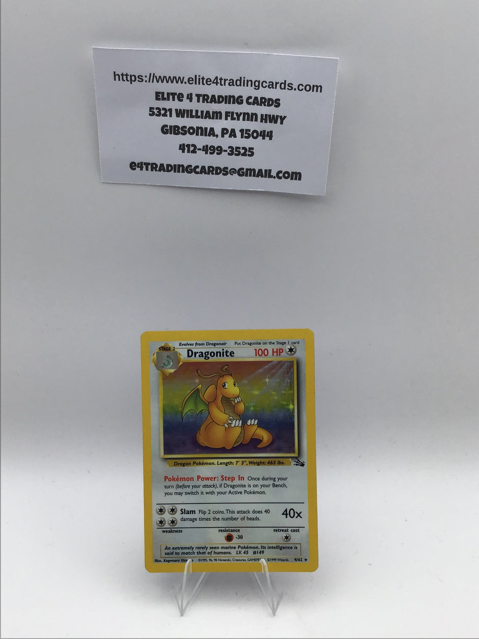 Dragonite (4) - Fossil (FO) - (MP)