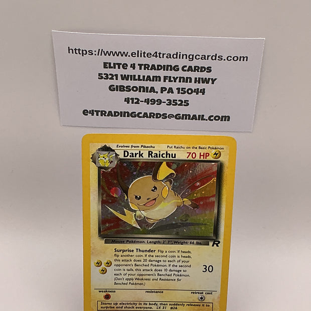 Dark Raichu - Team Rocket (TR) - MP