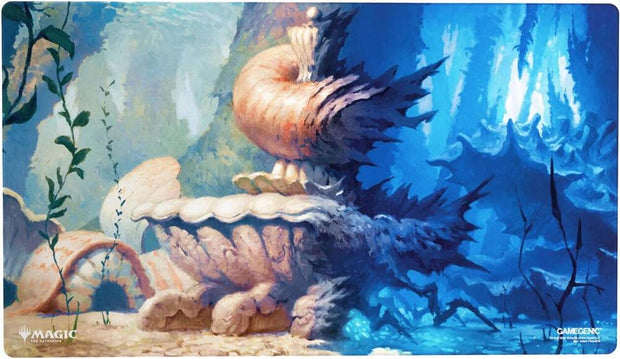 Magic: The Gathering Lorwyn Eclipsed Shiny Playmat - Hallowed Fountain - GameGenic Playmats