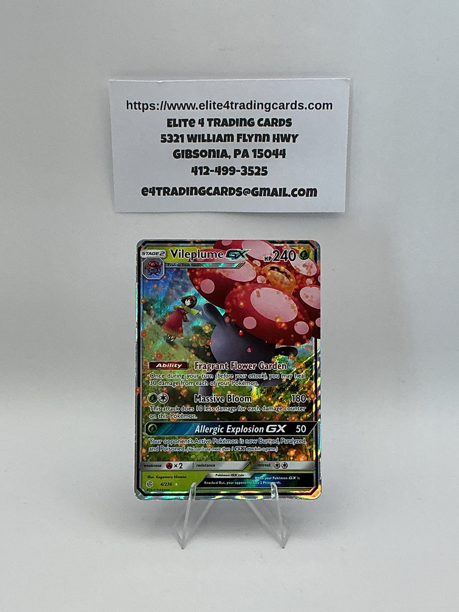 Vileplume GX - 4/236 - SM - Cosmic Eclipse (SM12)