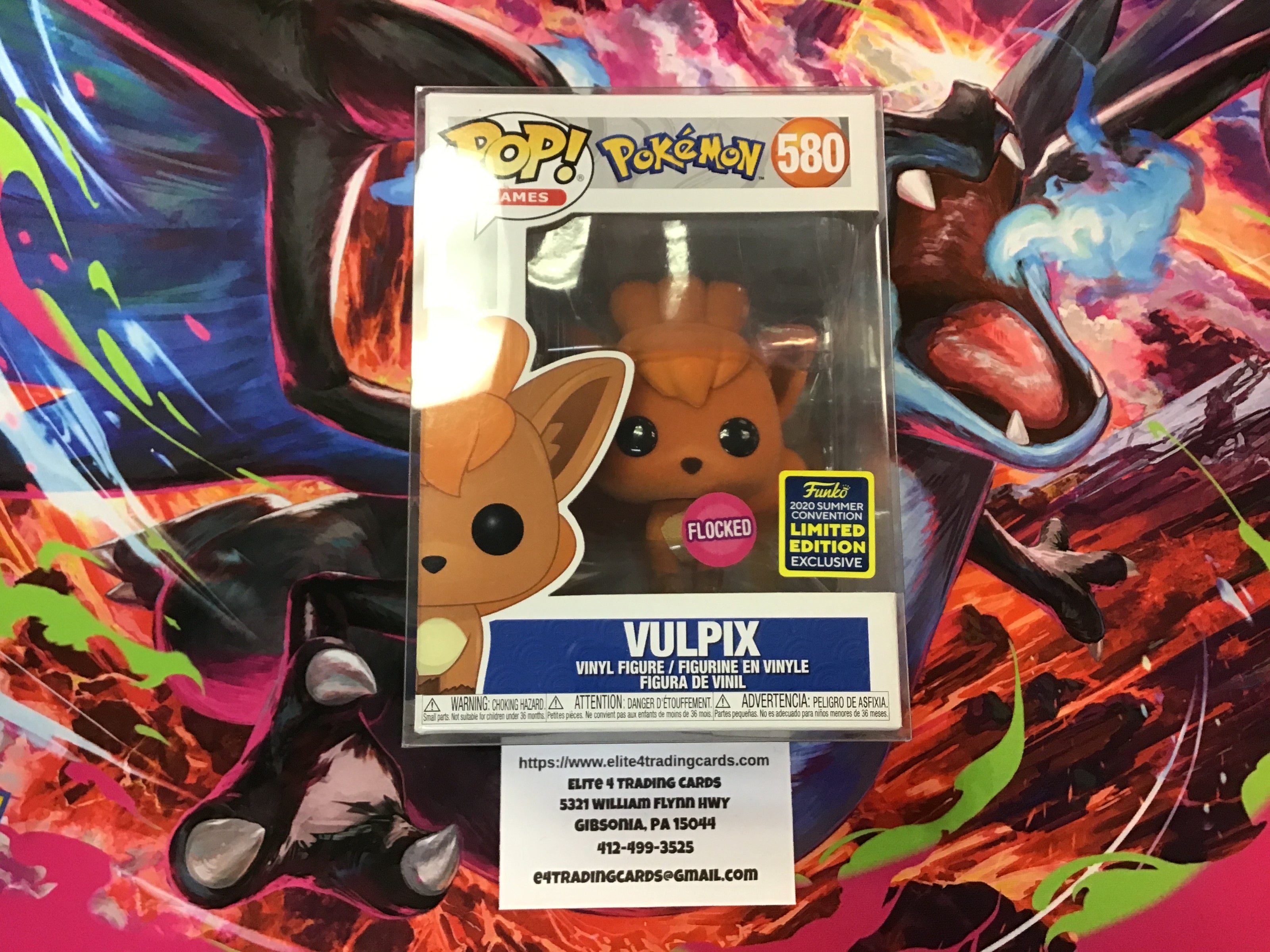 Vulpix #580 [Flocked] Limited Edition Funko Pop!