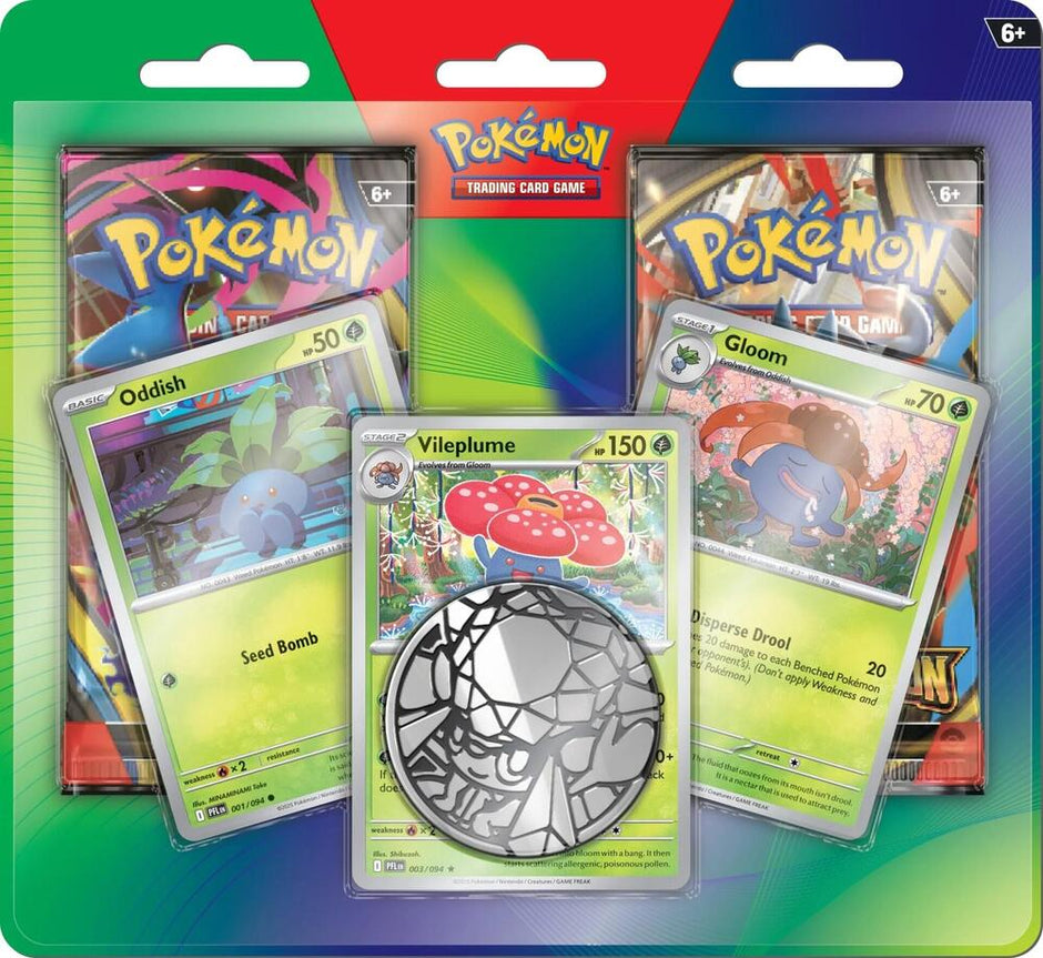 2-Pack Blister Pack [Oddish, Gloom, & Vileplume] - Miscellaneous Cards & Products (MCAP)