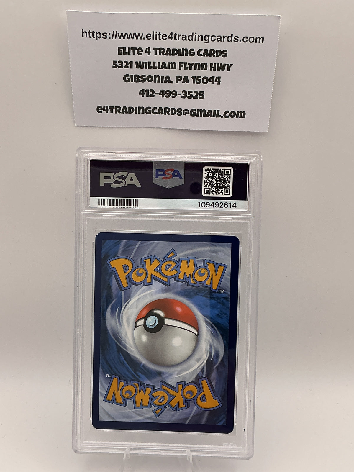 Glaceon [Master Ball] #25 Pokemon Prismatic Evolutions (PSA 9)