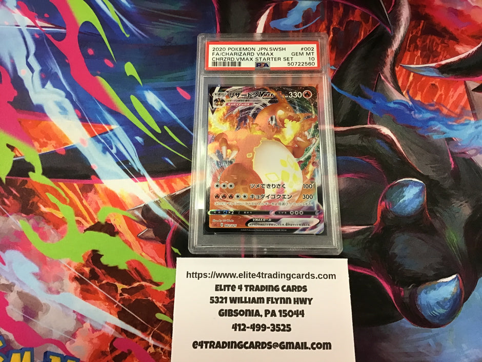 Charizard VMAX #2 Pokemon Japanese Charizard VMAX Starter Set (PSA 10)