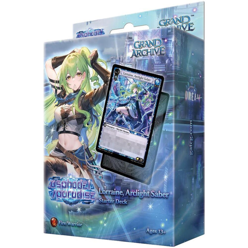 Grand Archive .asphodel/paradise Starter Deck - Lorraine, Arclight Saber - .asphodel/paradise Starter Decks (PRDSD)