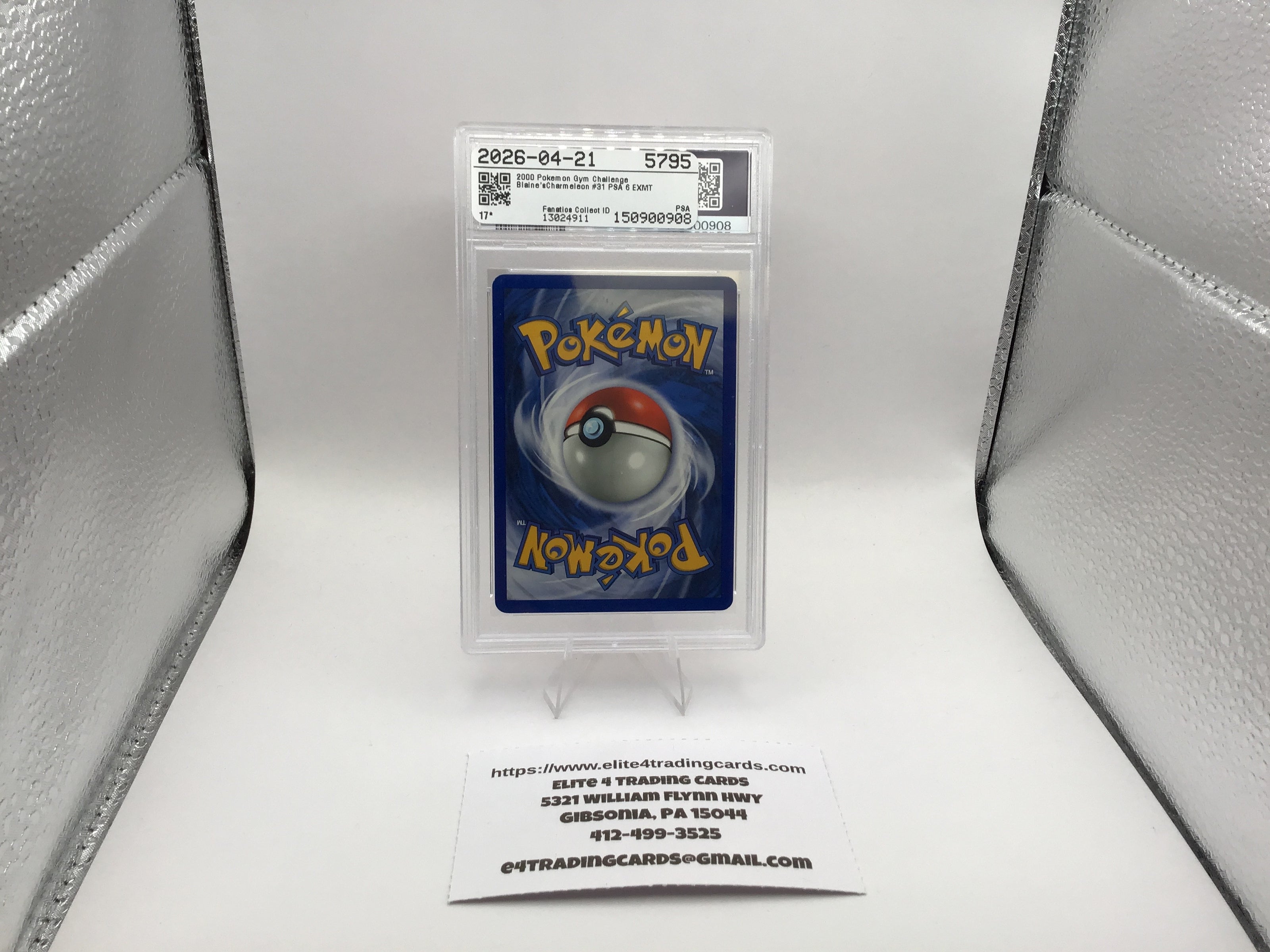 Blaine's Charmeleon #31 Pokemon Gym Challenge (PSA 6)
