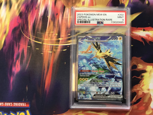 PSA 9 Zapdos ex