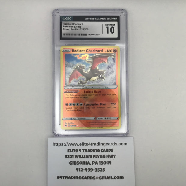 Charizard V #SWSH260 Pokemon Promo (CGC 10)