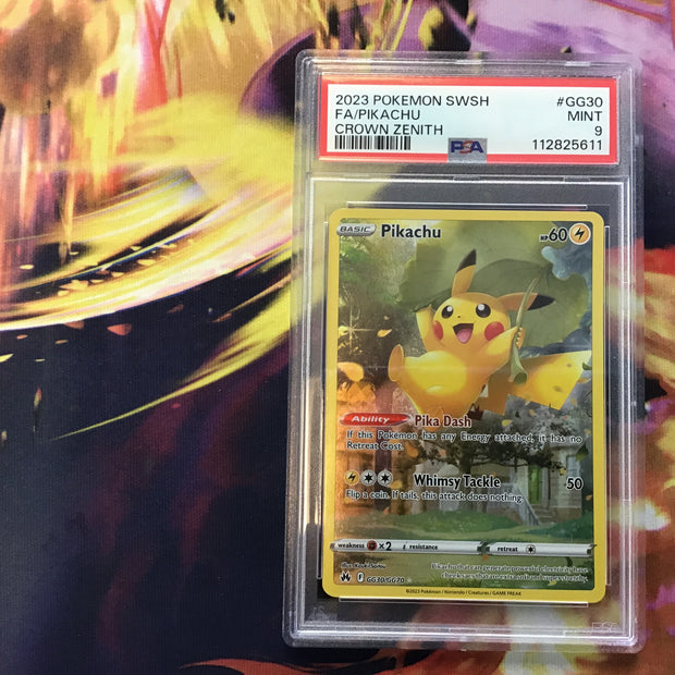 PSA 9 Pikachu