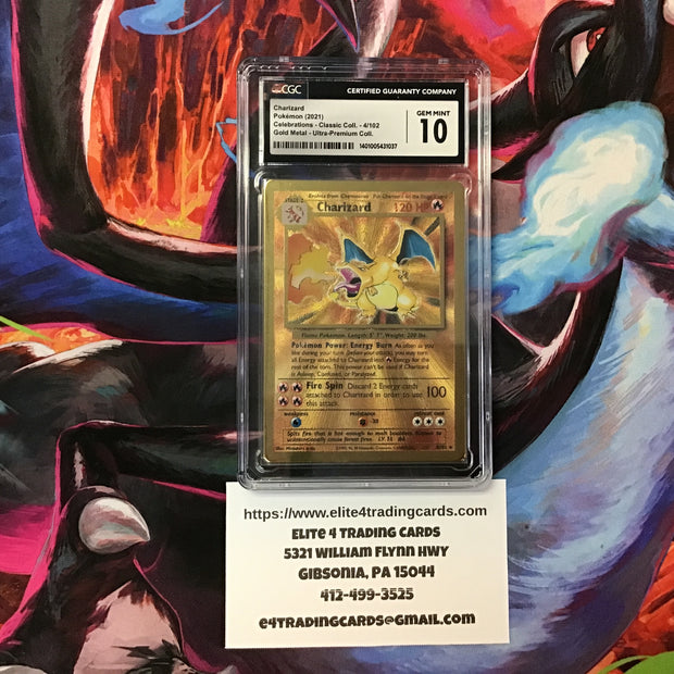 Charizard [Ultra Premium Collection] #4 Pokemon Celebrations (CGC 10)