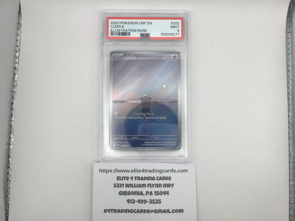 Cleffa #202 Pokemon Obsidian Flames (PSA 9)