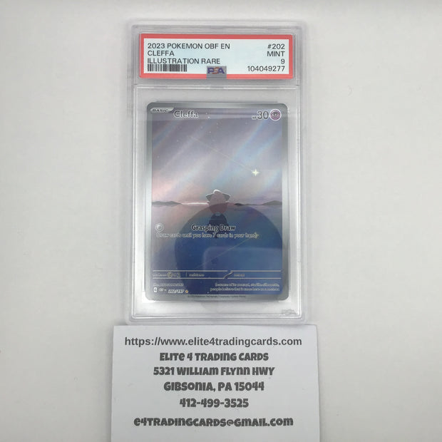 Cleffa #202 Pokemon Obsidian Flames (PSA 9)