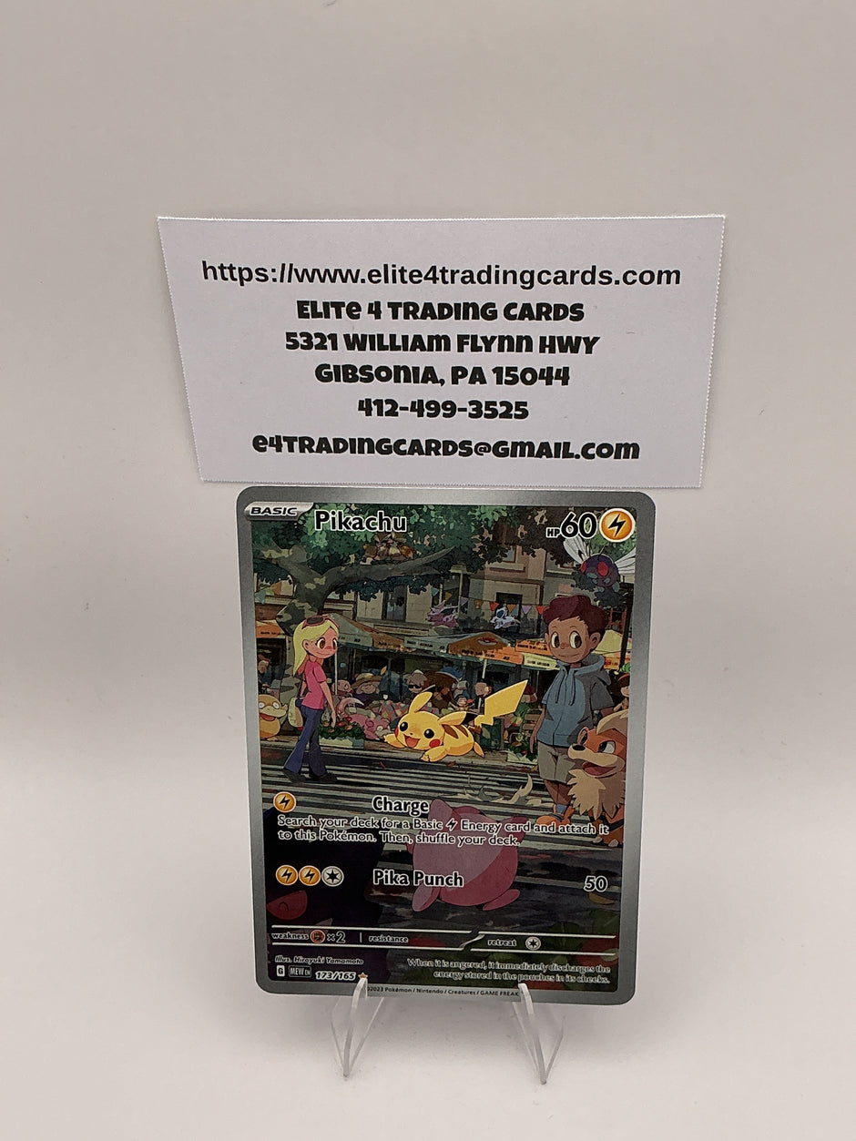 Pikachu - 173/165 - SV: Scarlet & Violet 151 (MEW) - NM