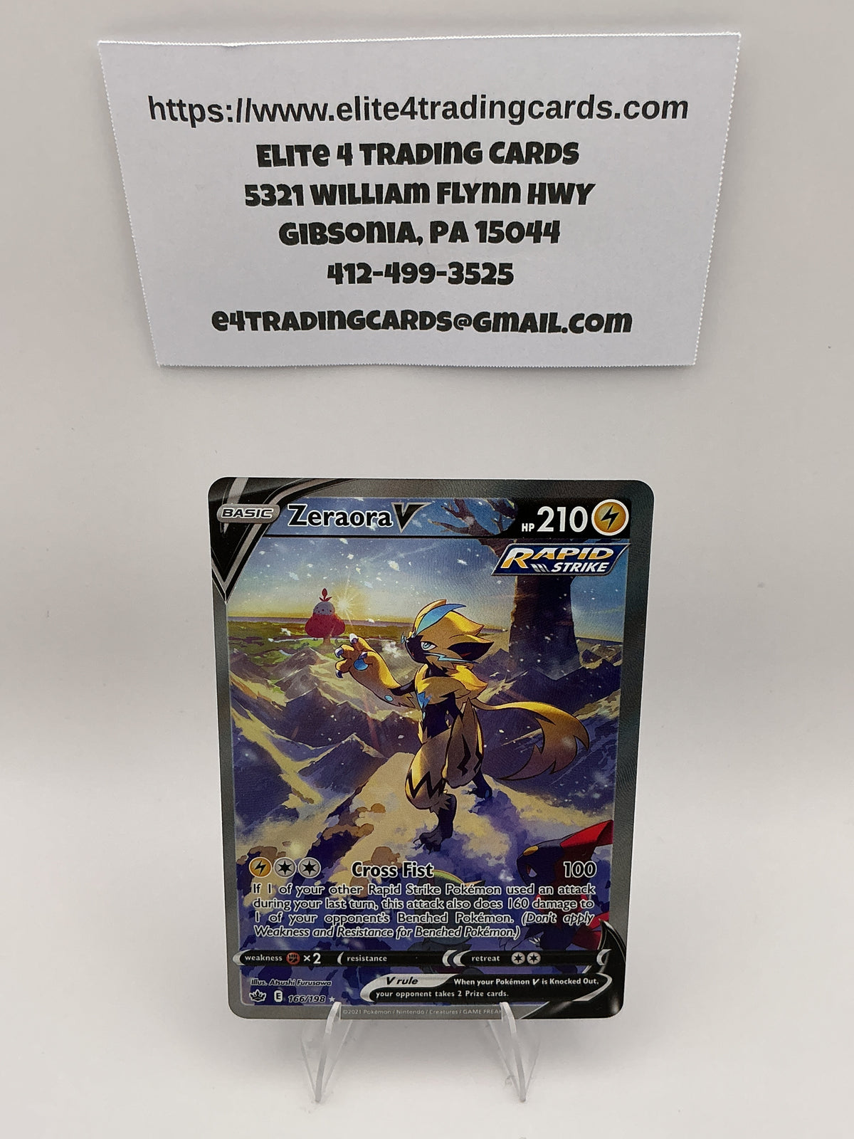 Zeraora V (Alternate Full Art) - SWSH06: Chilling Reign (SWSH06)