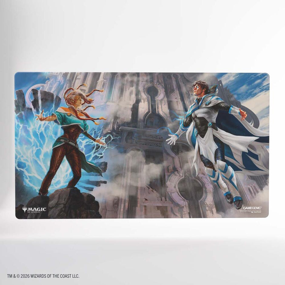 Magic: The Gathering Reality Fracture Shiny Playmat - Tam Beleren, Conflicted/Jace, Building Reality - GameGenic Playmats