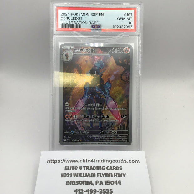 Ceruledge - 197/191 - SV08: Surging Sparks (SSP) (PSA 10)