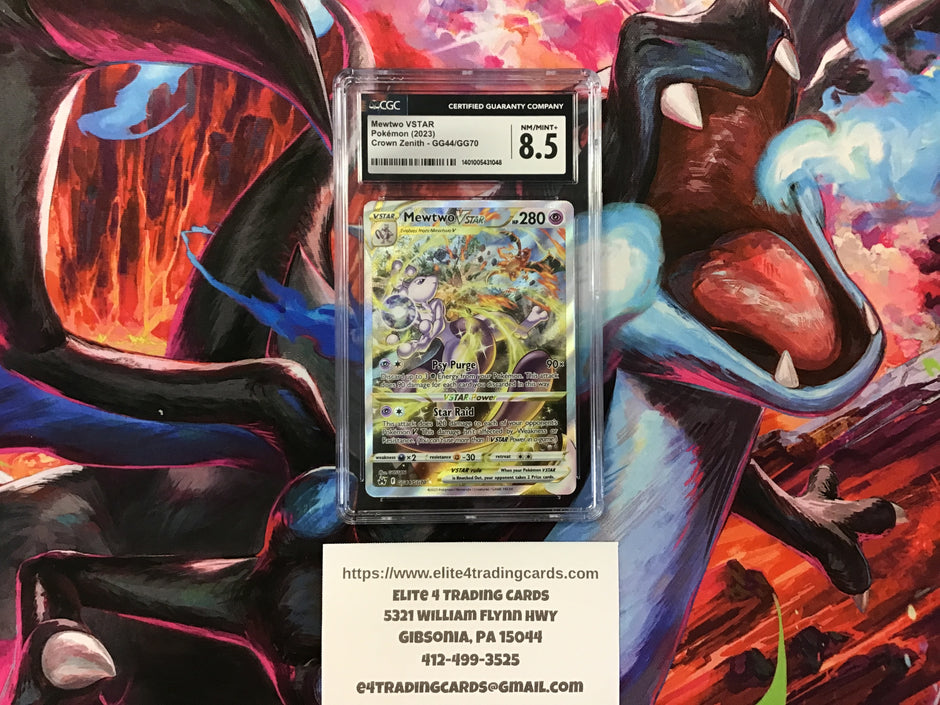 Mewtwo VSTAR #GG44 Pokemon Crown Zenith (CGC 8.5)