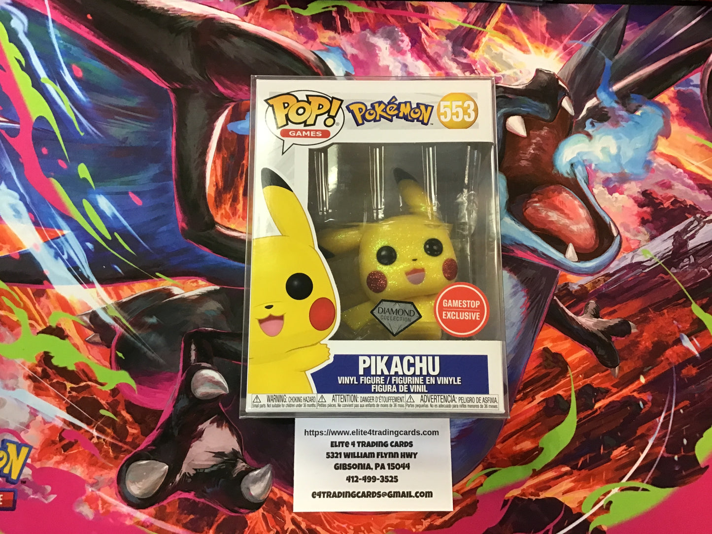 Pikachu #553 [Diamond] Funko Pop!