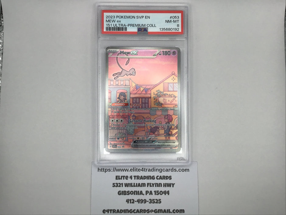Mew ex #53 Pokemon Promo (PSA 8)