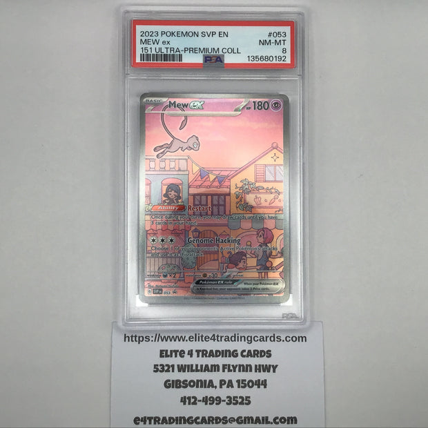 Mew ex #53 Pokemon Promo (PSA 8)