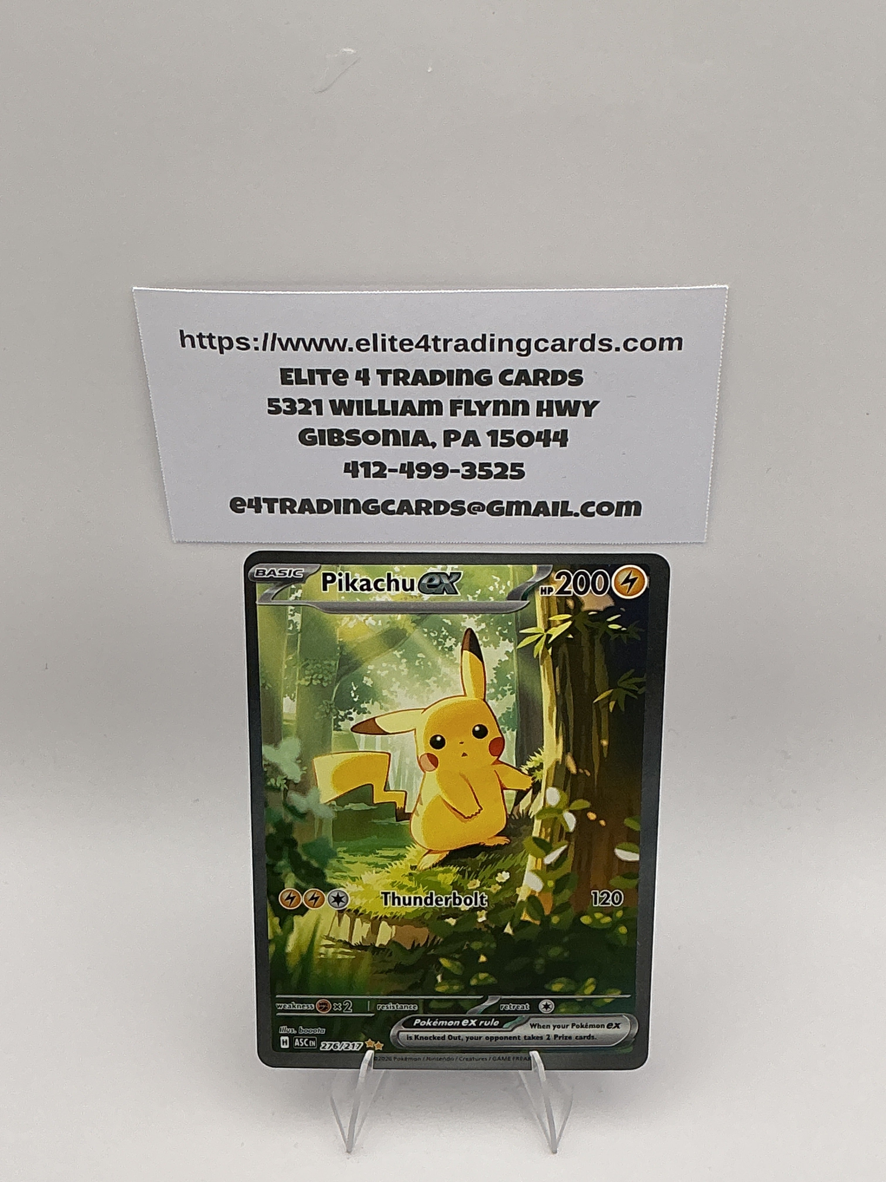 Pikachu ex - 276/217 - ME: Ascended Heroes (ASC)