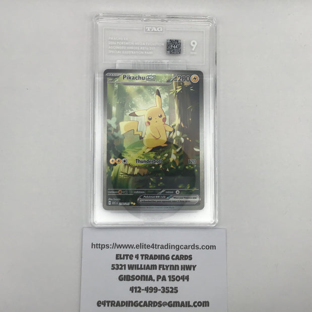 Pikachu ex #276 Pokemon Ascended Heroes (TAG 9)
