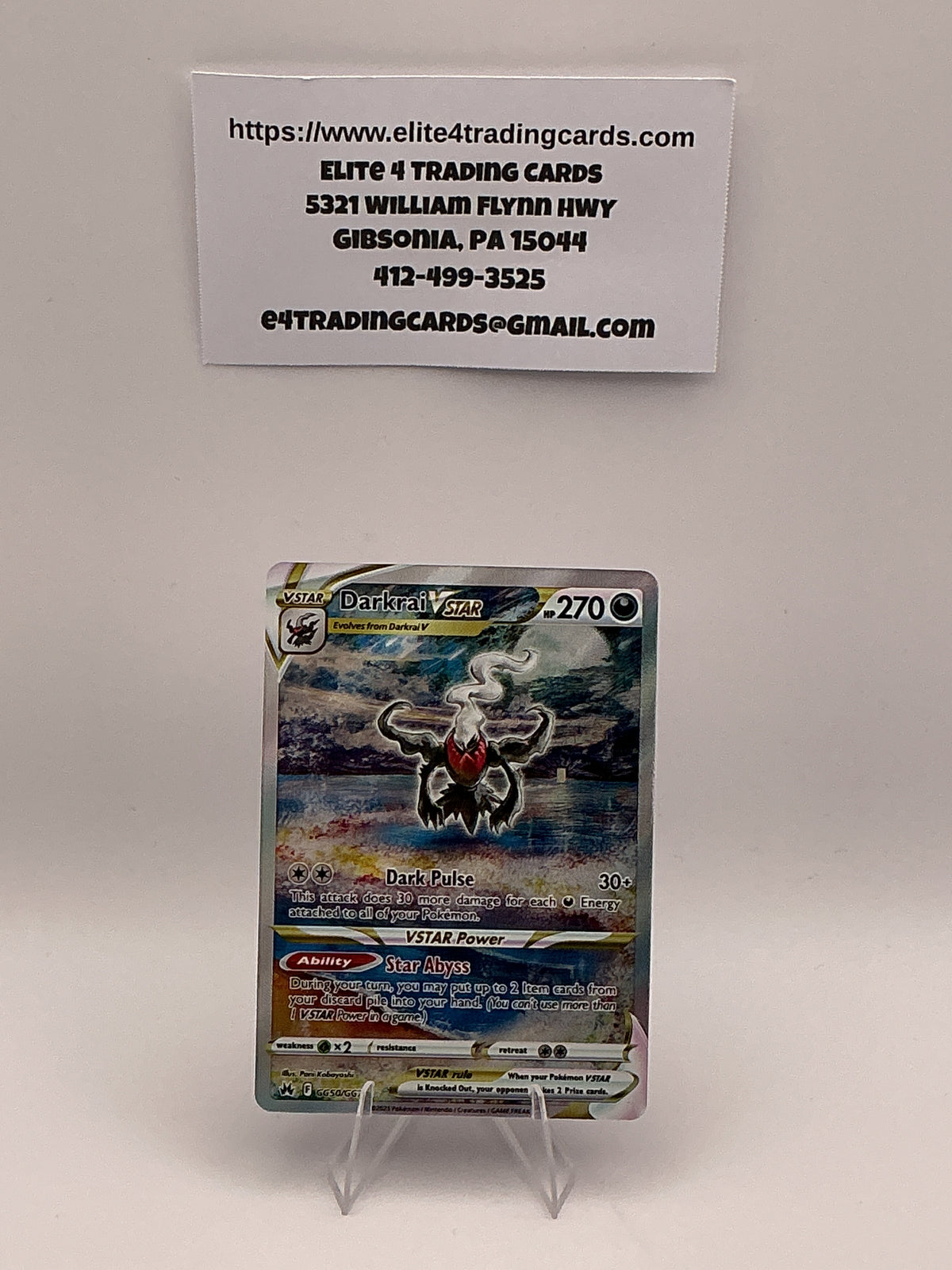 Darkrai VSTAR - SWSH: Crown Zenith: Galarian Gallery (CRZ:GG)