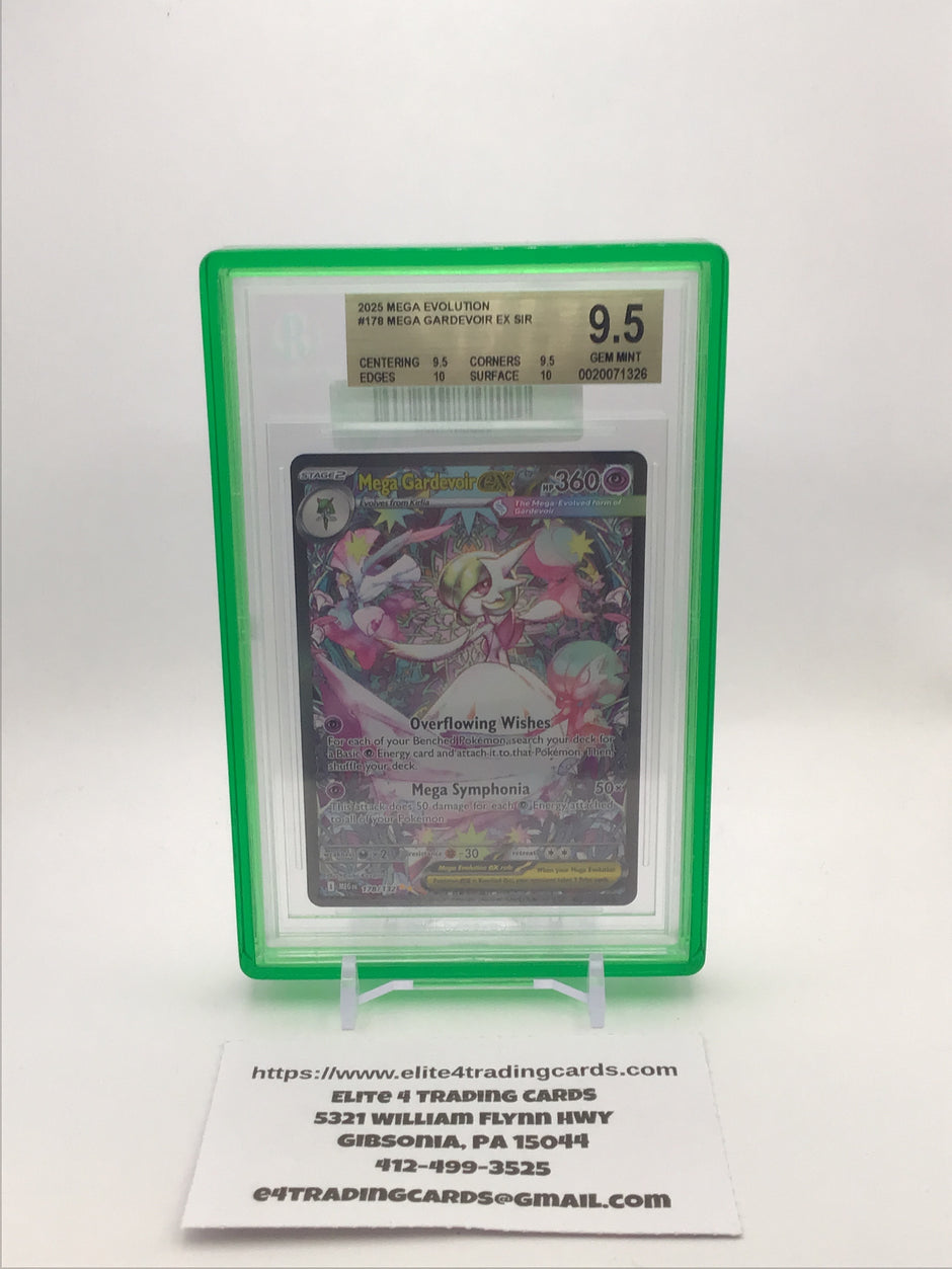 Mega Gardevoir ex - 178/132 - ME01: Mega Evolution (MEG) (Beckett 9.5)