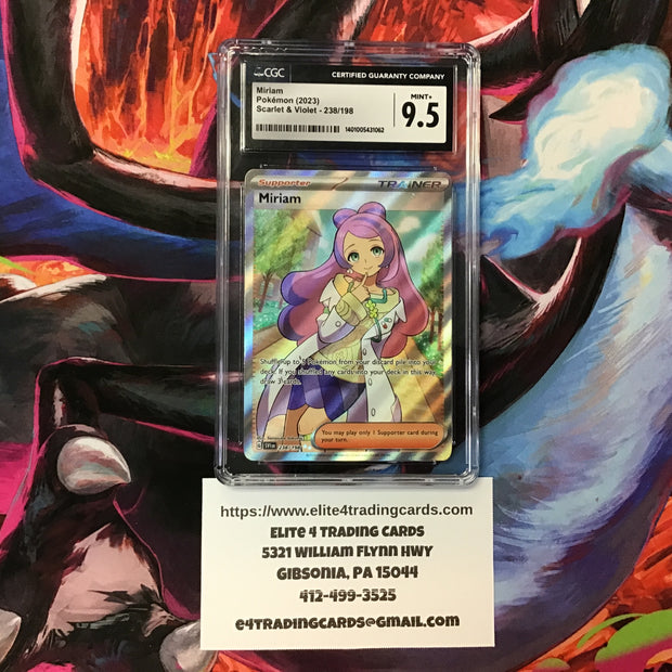 Miriam #238 Pokemon Scarlet & Violet (CGC 9.5)
