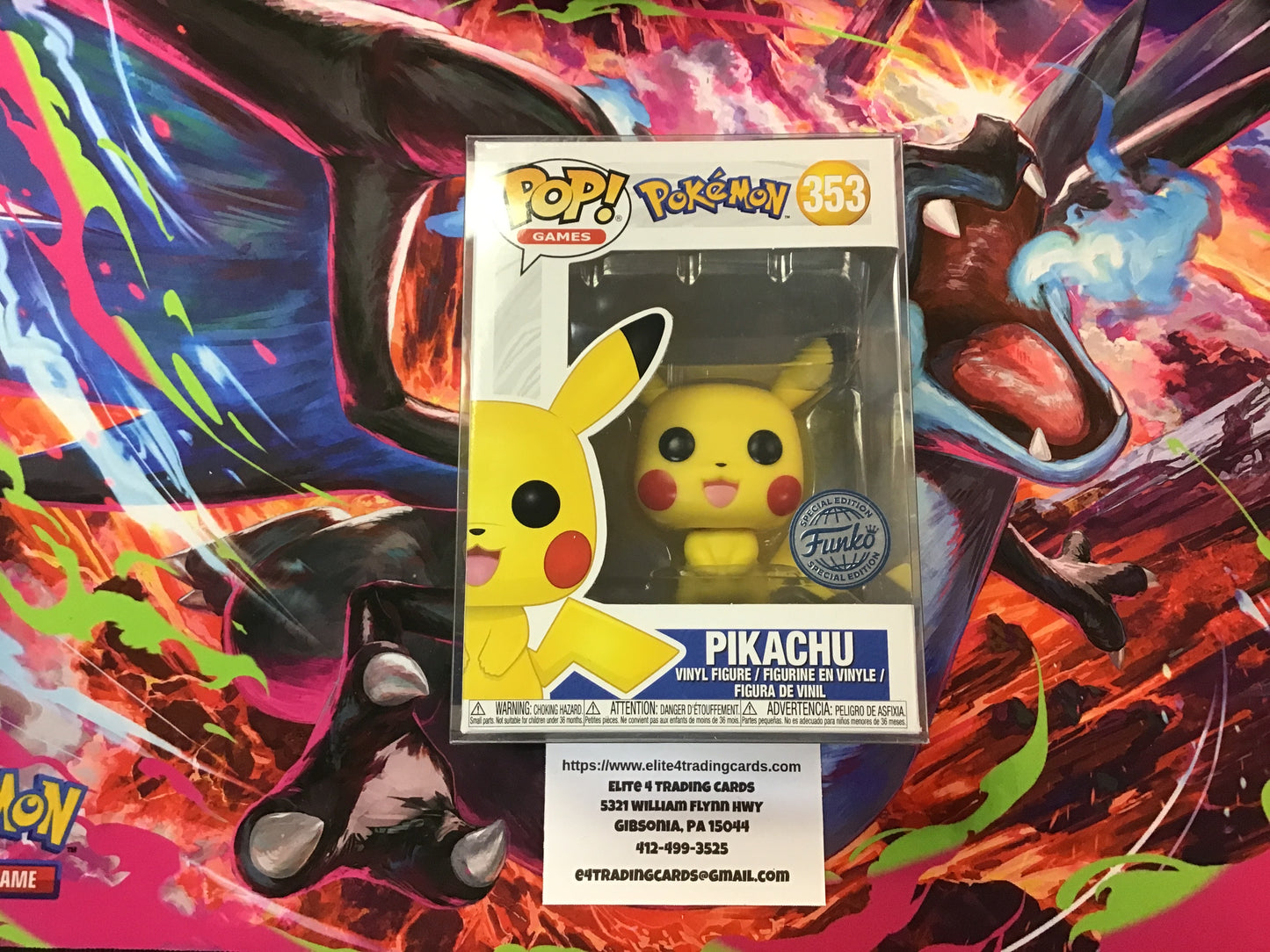 Pikachu #353 Special Edition Funko Pop!