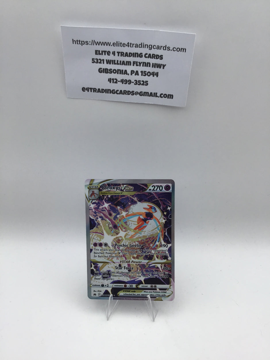 Deoxys VSTAR - SWSH: Crown Zenith: Galarian Gallery (CRZ:GG) - NM