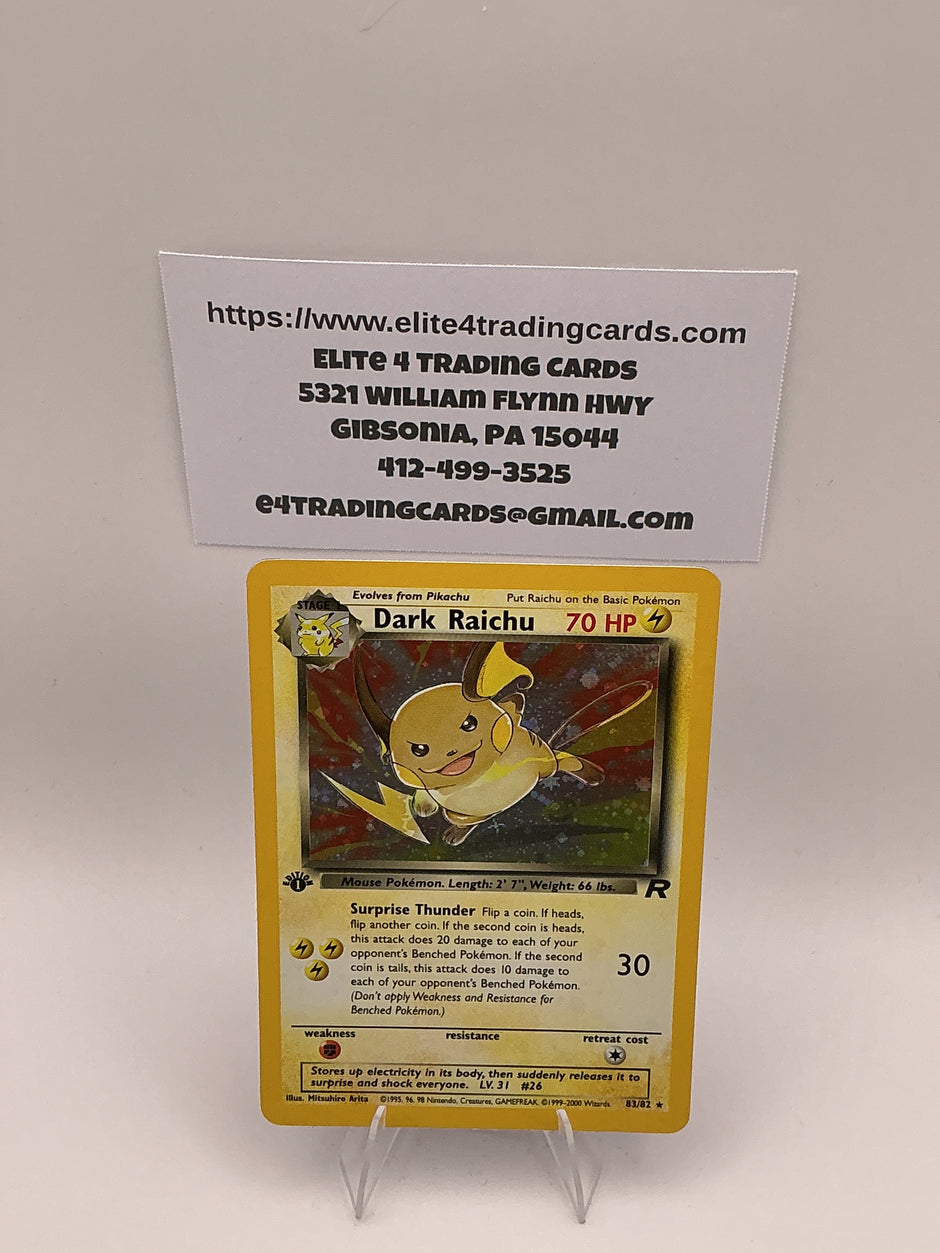 Dark Raichu - Team Rocket (TR) - NM-LP