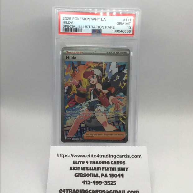 Hilda #171 Pokemon White Flare (PSA 10)