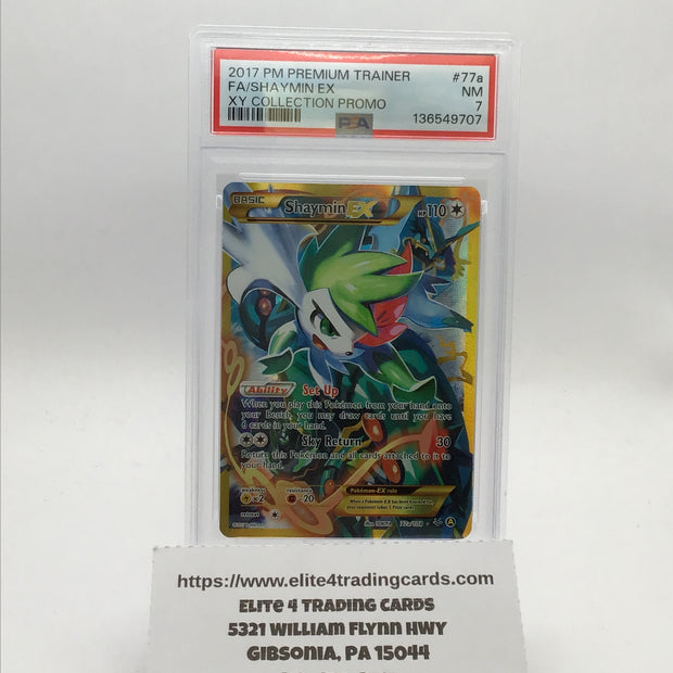 Shaymin EX - 77a/108 - Alternate Art Promos (PR) (PSA 7)