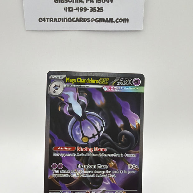 Mega Chandelure ex - 115/084 - ME05: Pitch Black (PBL) - NM